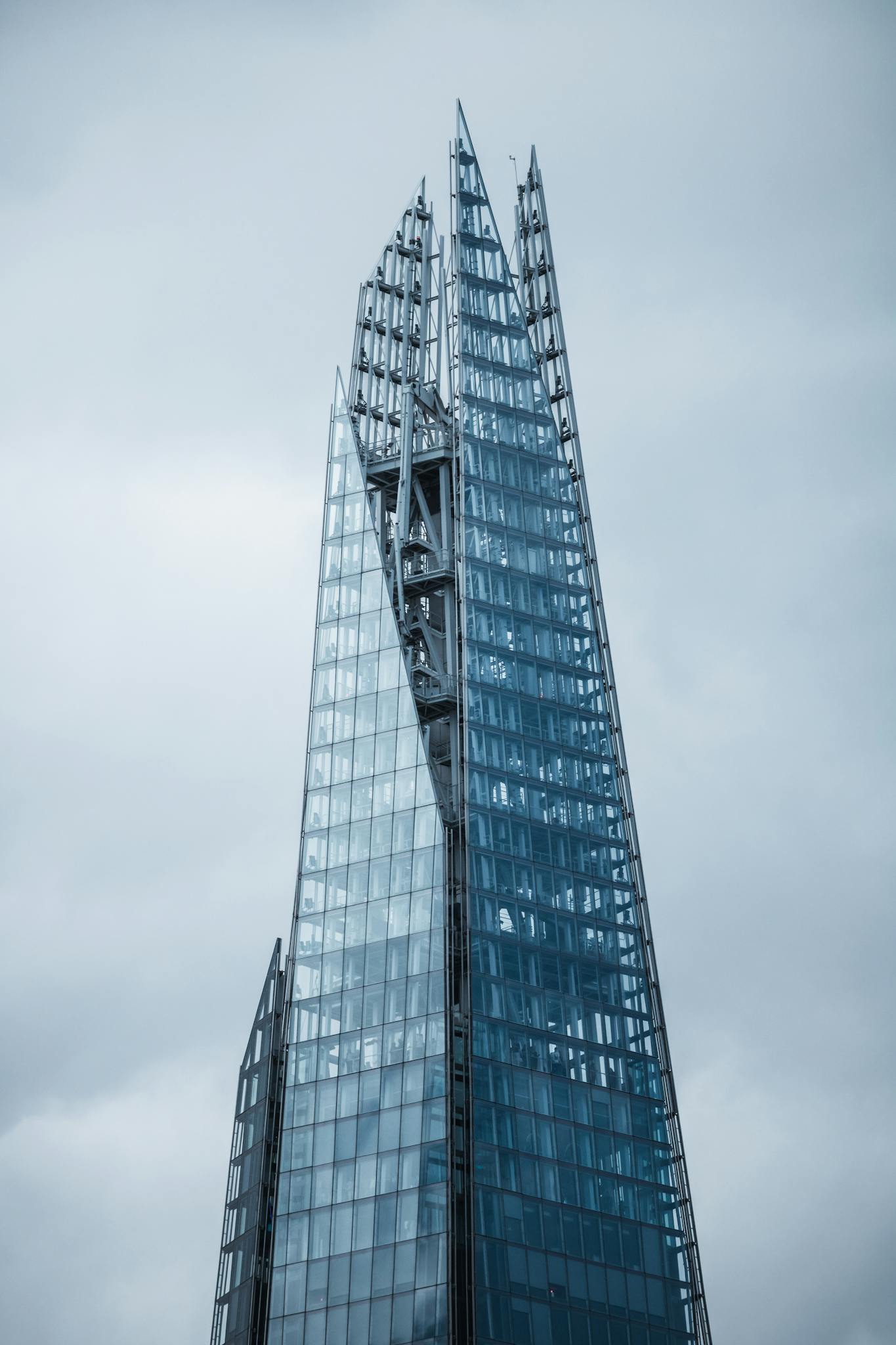 Striking view of The Shard in London, showcasing modern architecture and urban elegance.
