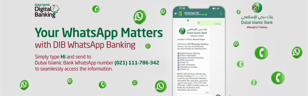 DIB WhatsApp Banking (Quick, Conversational Access)