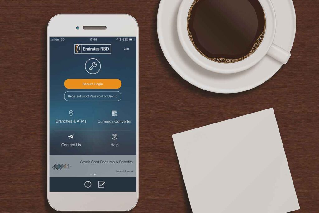 Online Banking via Web Browser