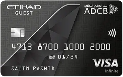 ADCB Etihad Guest Above Infinite - Best Monthly Bonus Miles