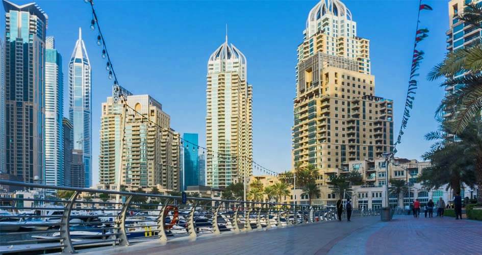 Dubai Marina Walk at a Glance
