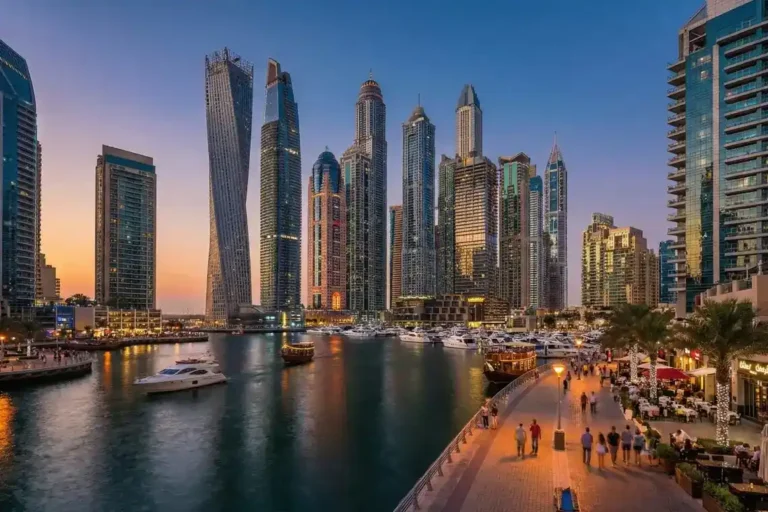 Dubai Marina canal area guide