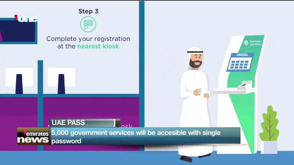 How a UAE Pass Kiosk Works